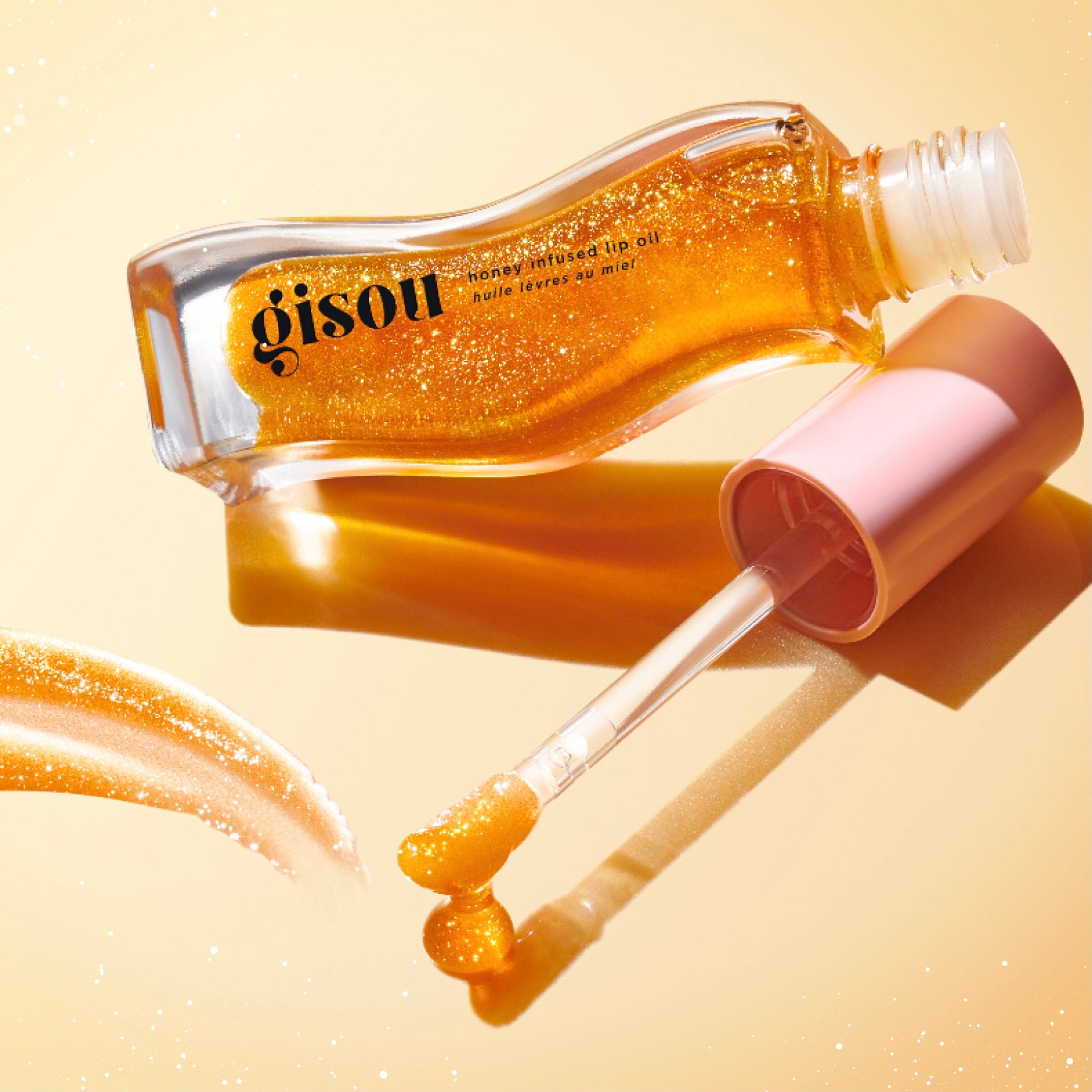 New Honey Infused Lip Oil Golden Shimmer Glow Gisou new-honey-infused-lip-oil-golden-shimmer-glow-gisou