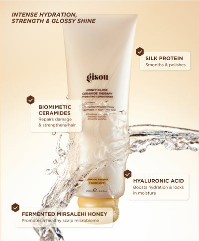 Honey Gloss Ceramide Therapy Hydrating Conditioner - Benefits 1