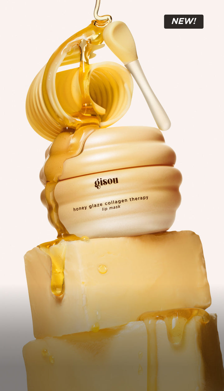 Gisou honey lip mask.