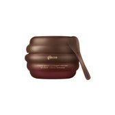 Gisou Honey Infused Lip Mask in Cherry Chocolate on white.