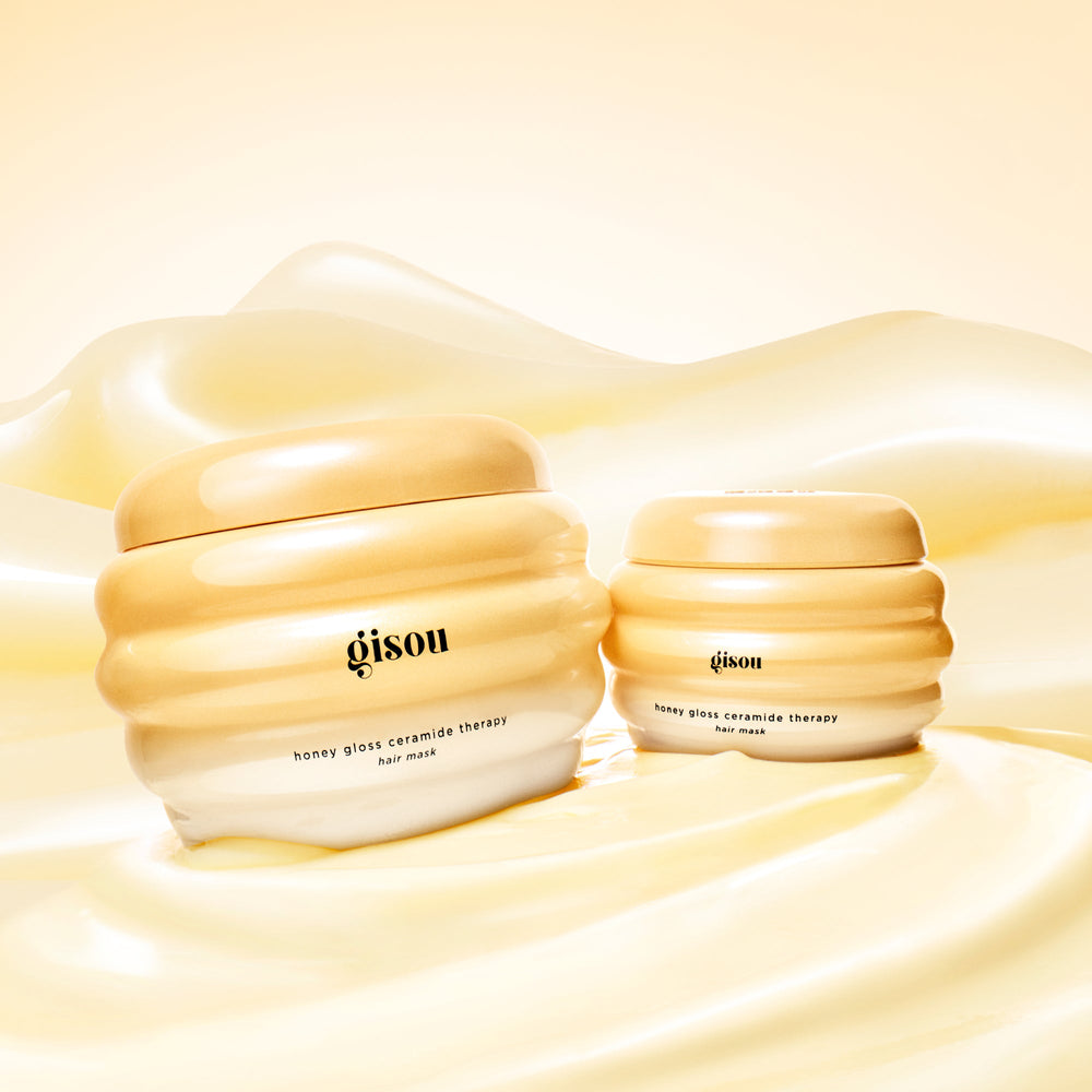 Honey infused hair mask product visual