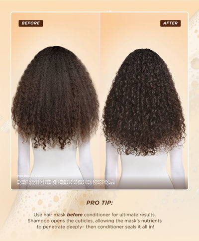 Honey Gloss Ceramide Therapy Hydrating Conditioner - Benefits 2
