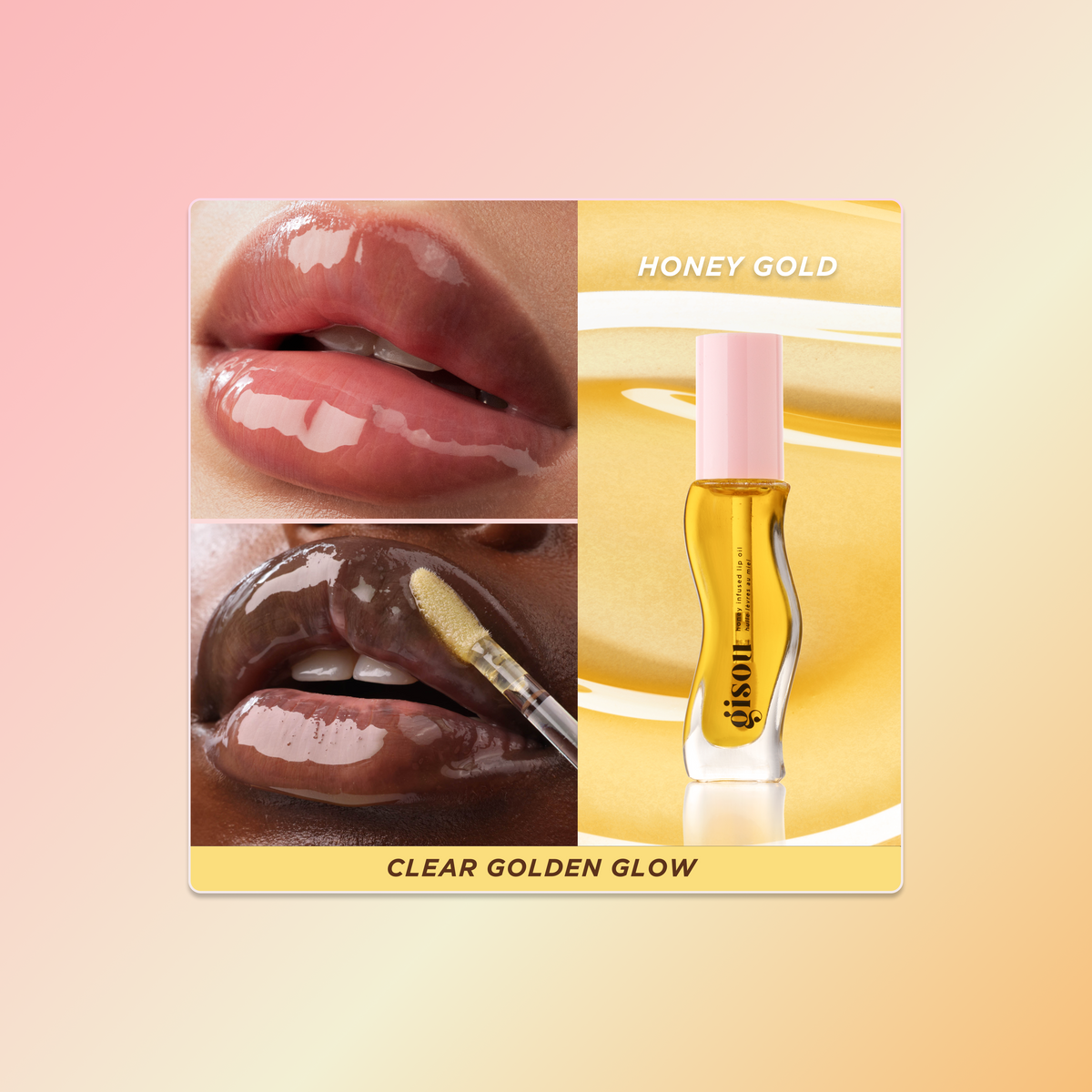 Honey Infused Lip Oil Nudes