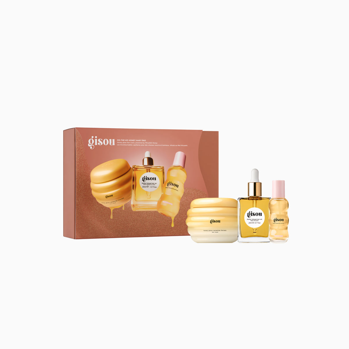 On-The-Go Honey Hair Trio
