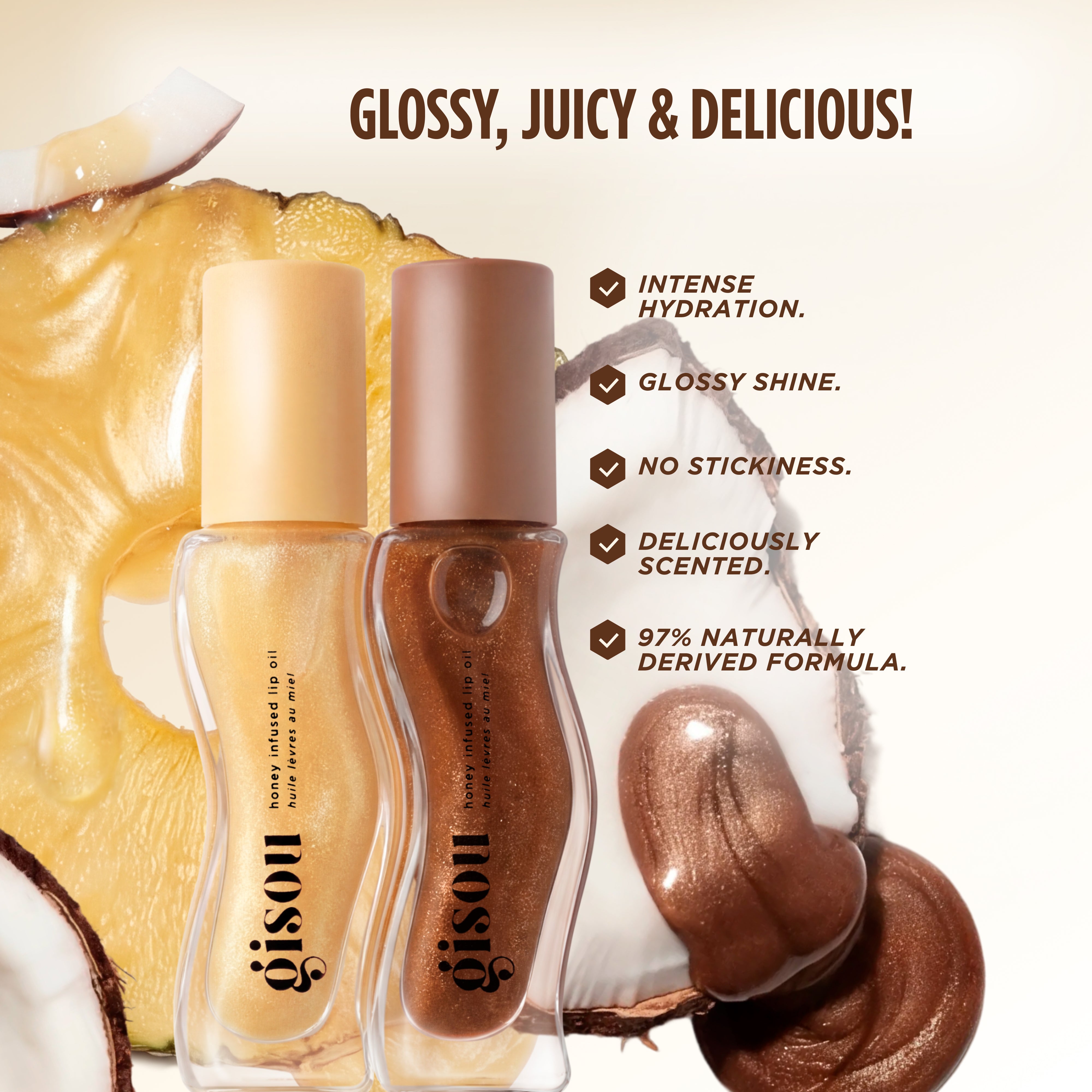 【国内未発売】Gisou✨ Honey Infused LipOil 蜂蜜リップ Tropical Lip Duo – Gisou EU