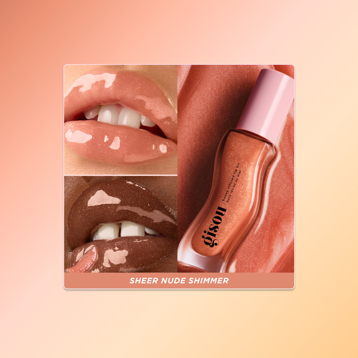 Mini Honey Infused Lip Oil Glazed Plum