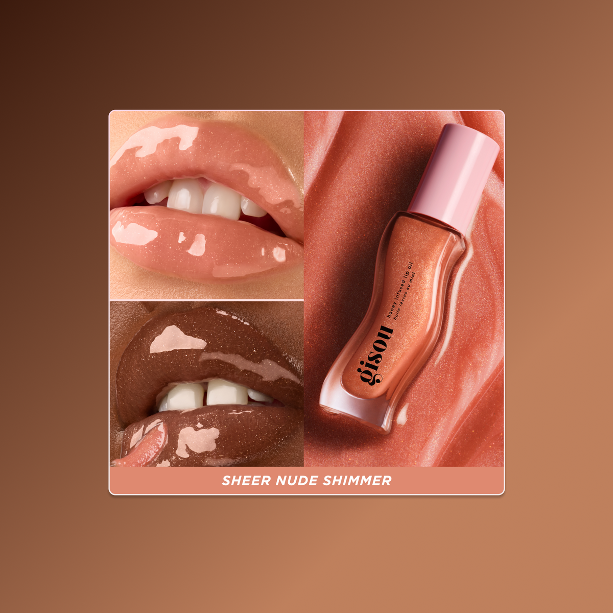 HONEY INFUSED LIP OIL Nudes (SAVE 33%)