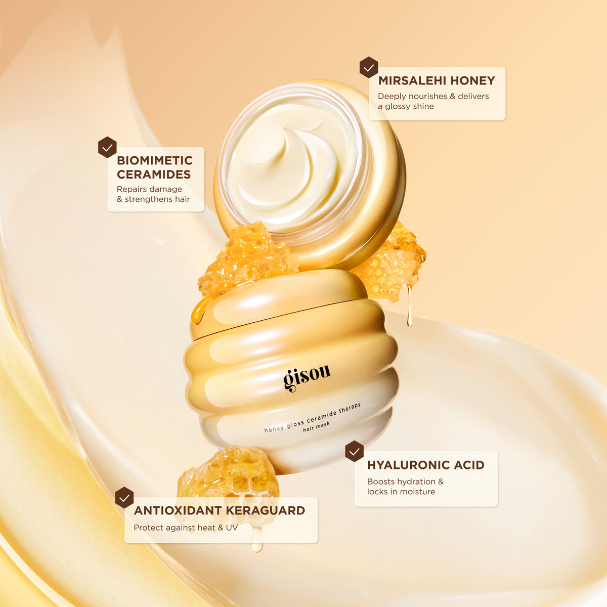 Honey Gloss Hair Wash Trio