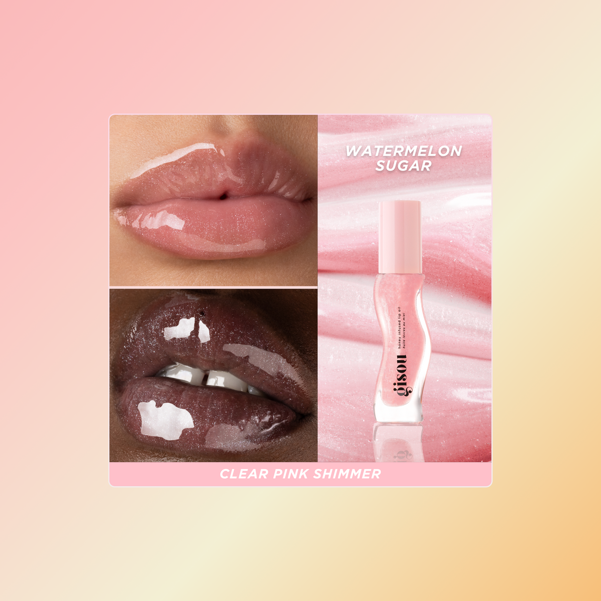 Honey Infused Lip Oil Nudes