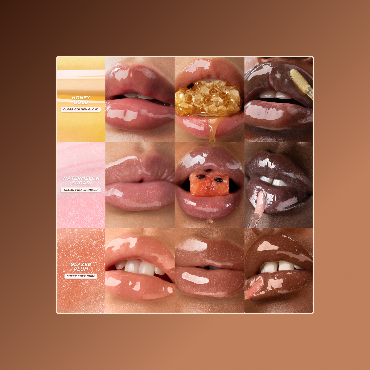 HONEY INFUSED LIP OIL Nudes (SAVE 33%)