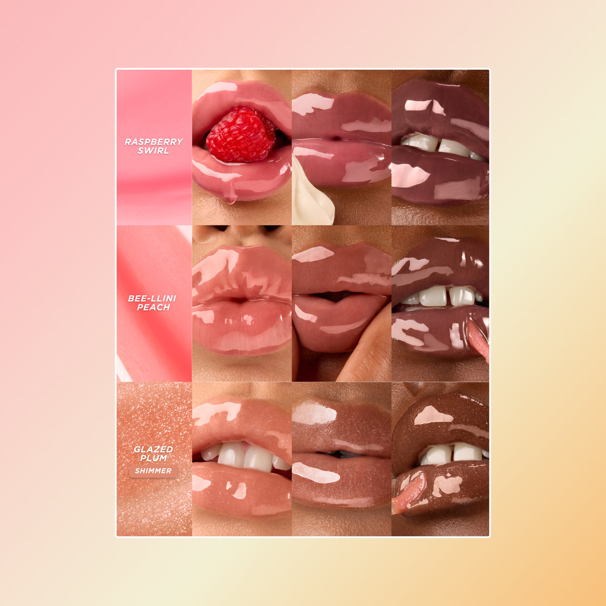 Mini Honey Infused Lip Oil Glazed Plum