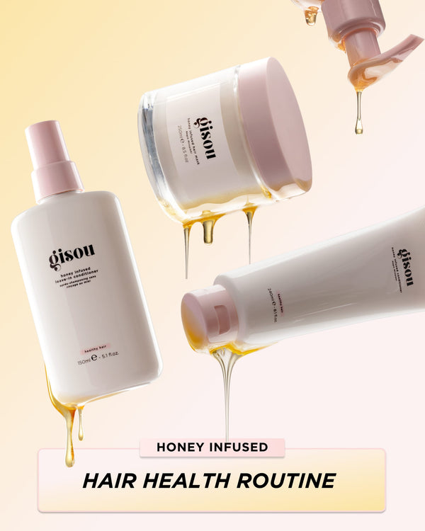 Combo of Honey Infused Leave-in Conditioner, Hair Mask, Hair Conditioner, and Hair wash for hair health routine