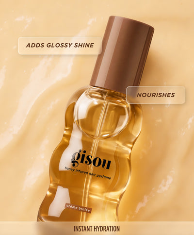 Gisou Crème Brûlée Hair Perfume with scent notes