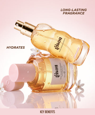 Wildflower Honey travel size and full size bottles.