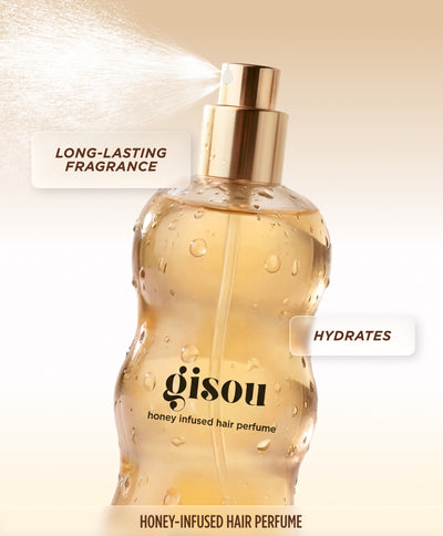 Gisou Crème Brûlée Hair Perfume with long-lasting fragrance benefits