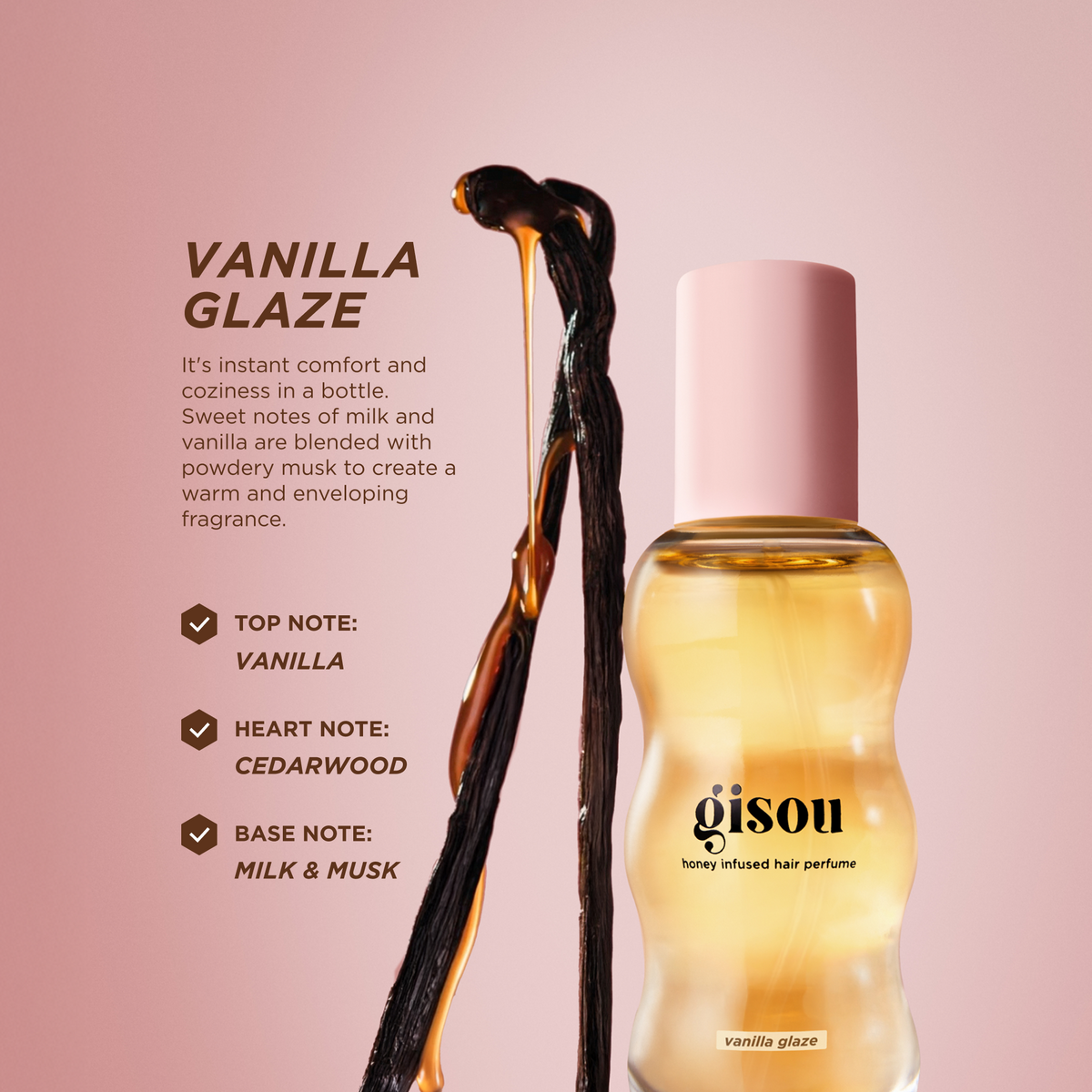 Honey Infused Vanilla Glaze Hair Perfume