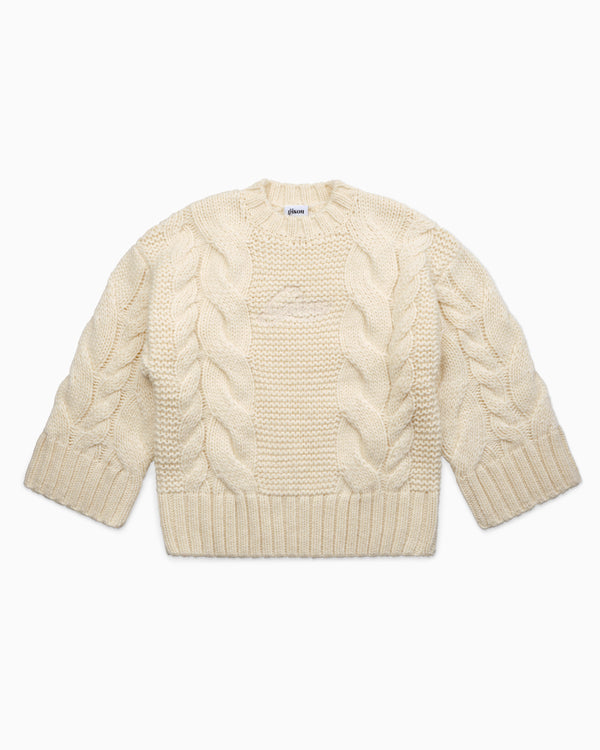 The Gisou Holiday Sweater - Creme