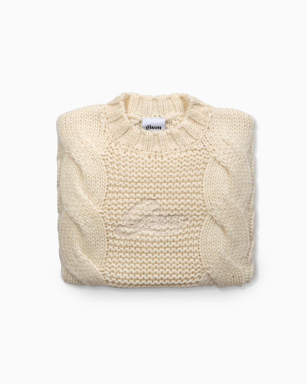 The Gisou Holiday Sweater - Creme