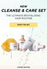Hydrating Cleanse & Care Set with water drops and honey comb