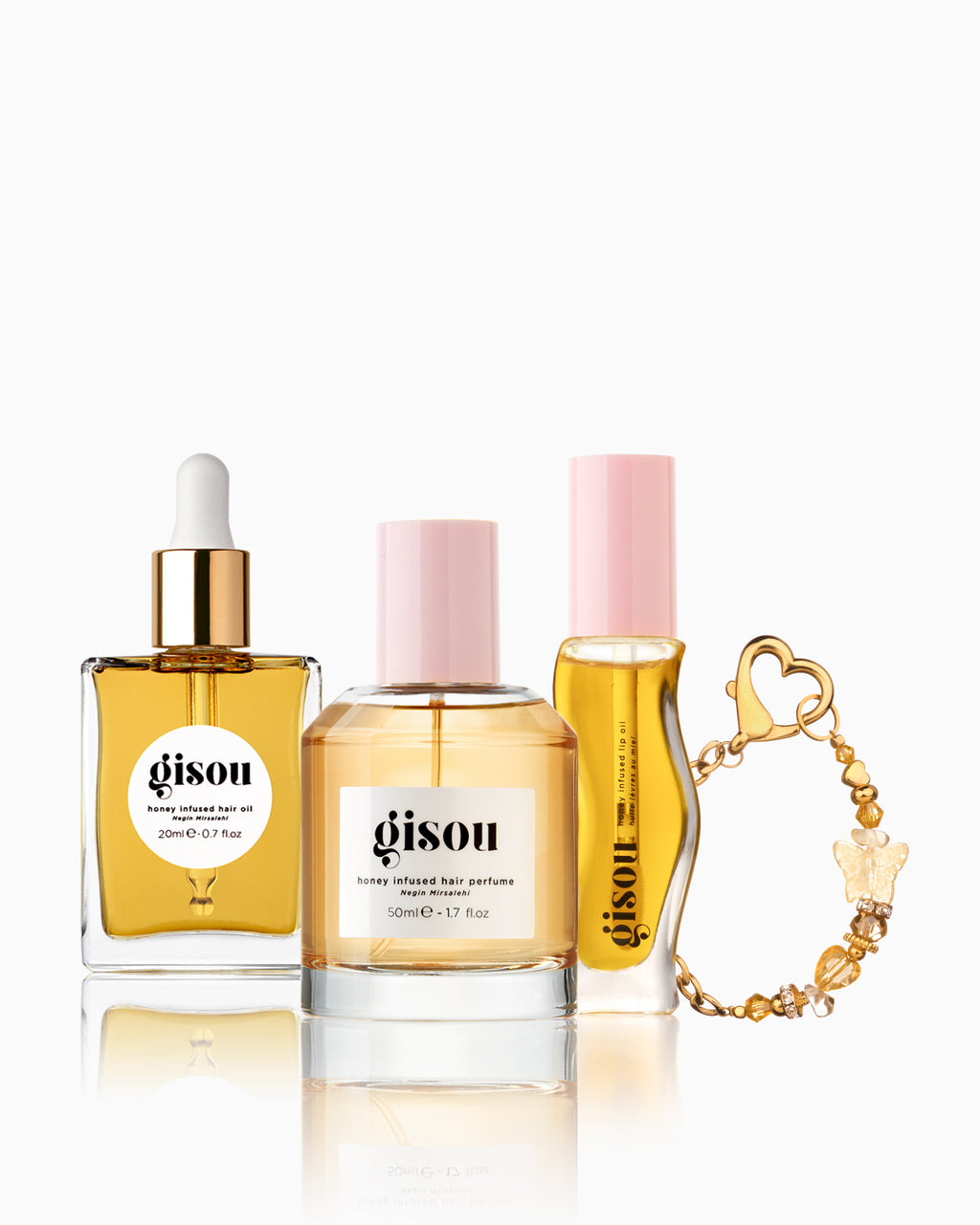  Gisou Honey Infused Hair Oil 0.7 oz,20 milliliters : Beauty &  Personal Care