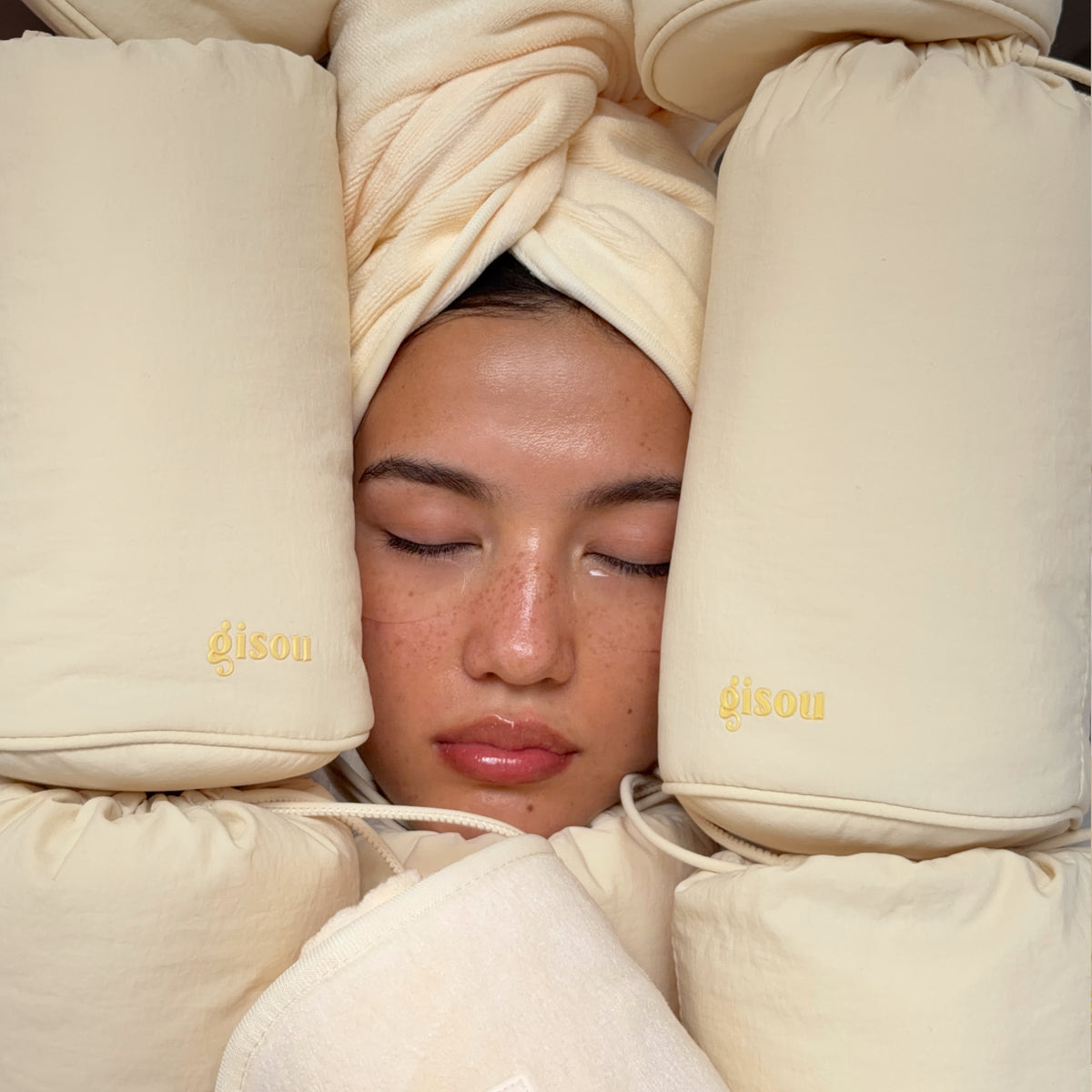 Honey Gloss Microfiber Hair Towel