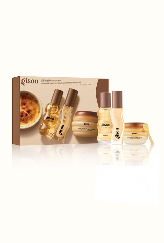 Gisou Crème Brûlée Trio Set box with products