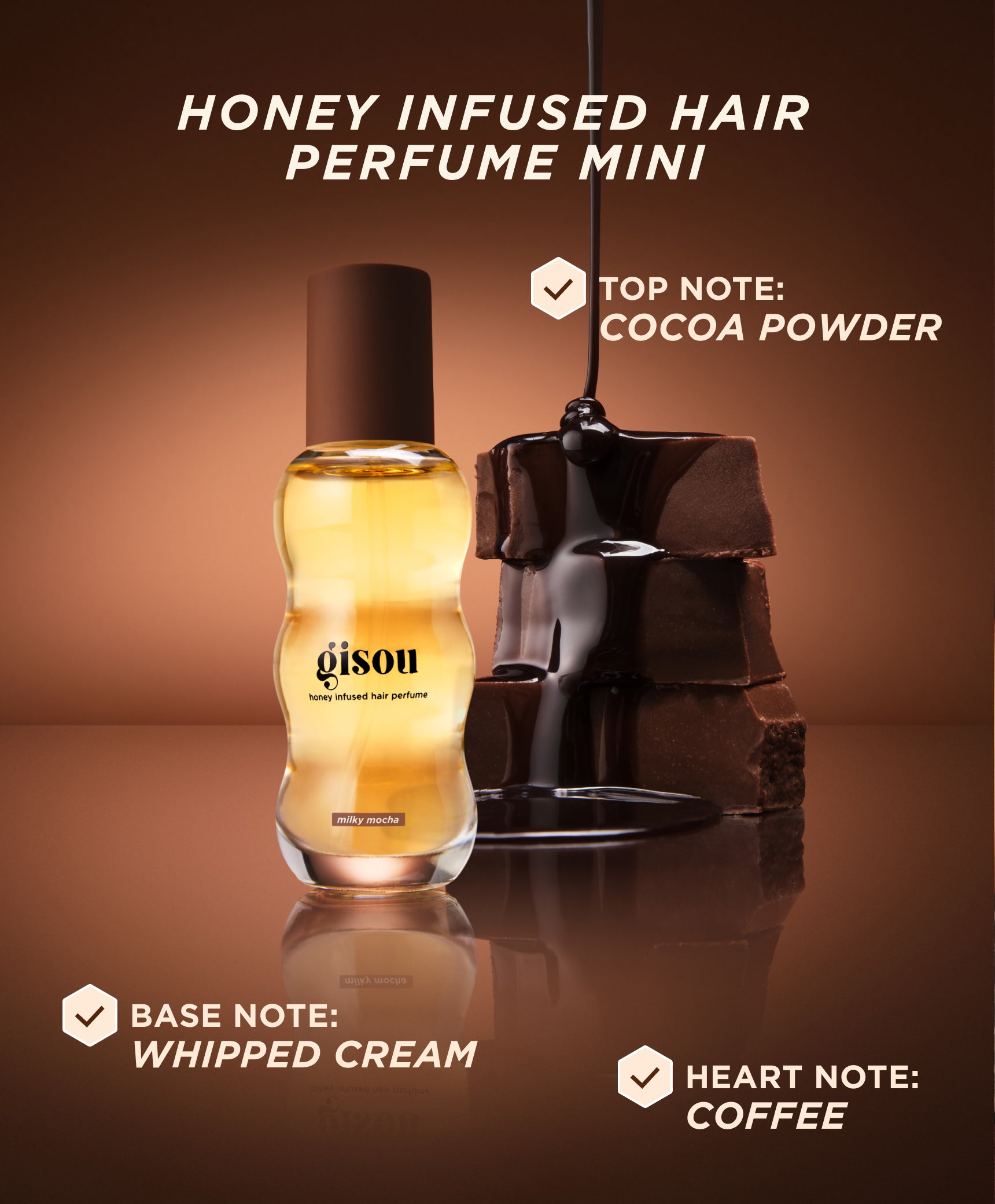 Honey Infused Hair Perfume Milky Mocha | Gisou
