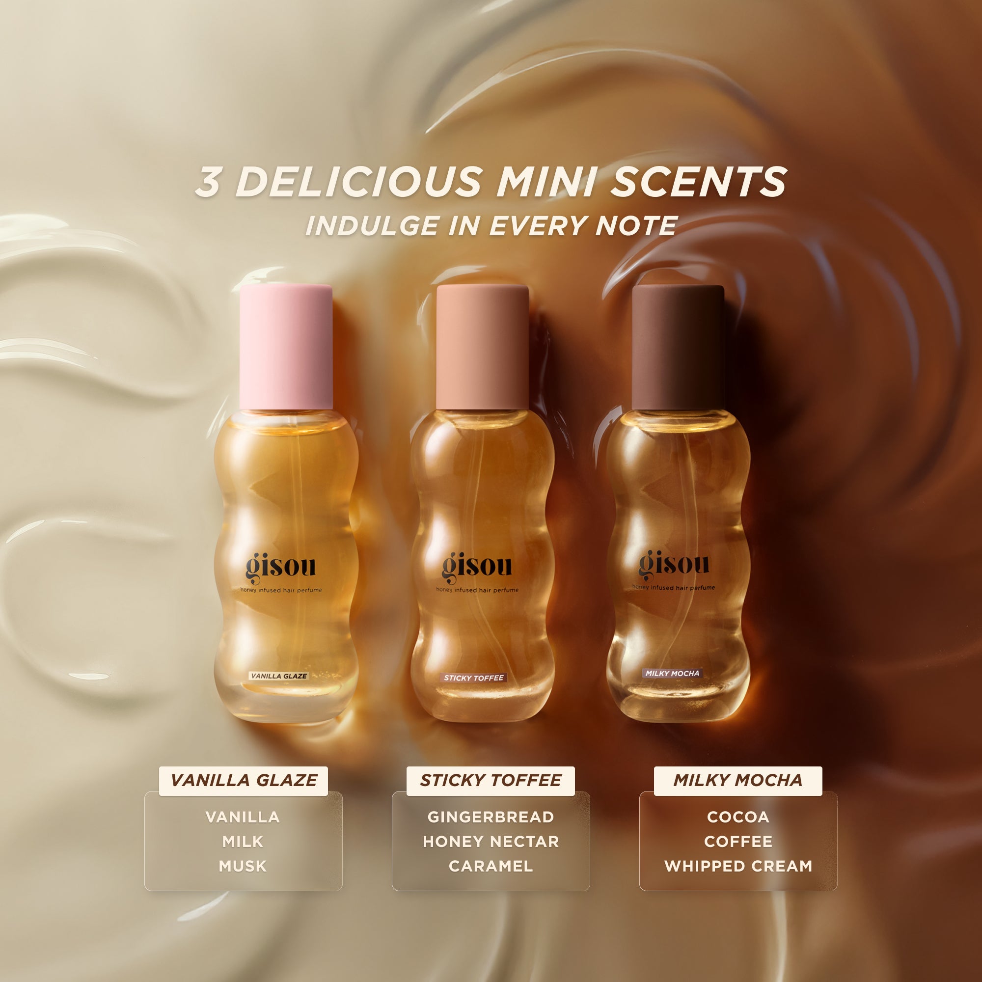 Honey Infused Hair Perfume Sticky Toffee | Gisou