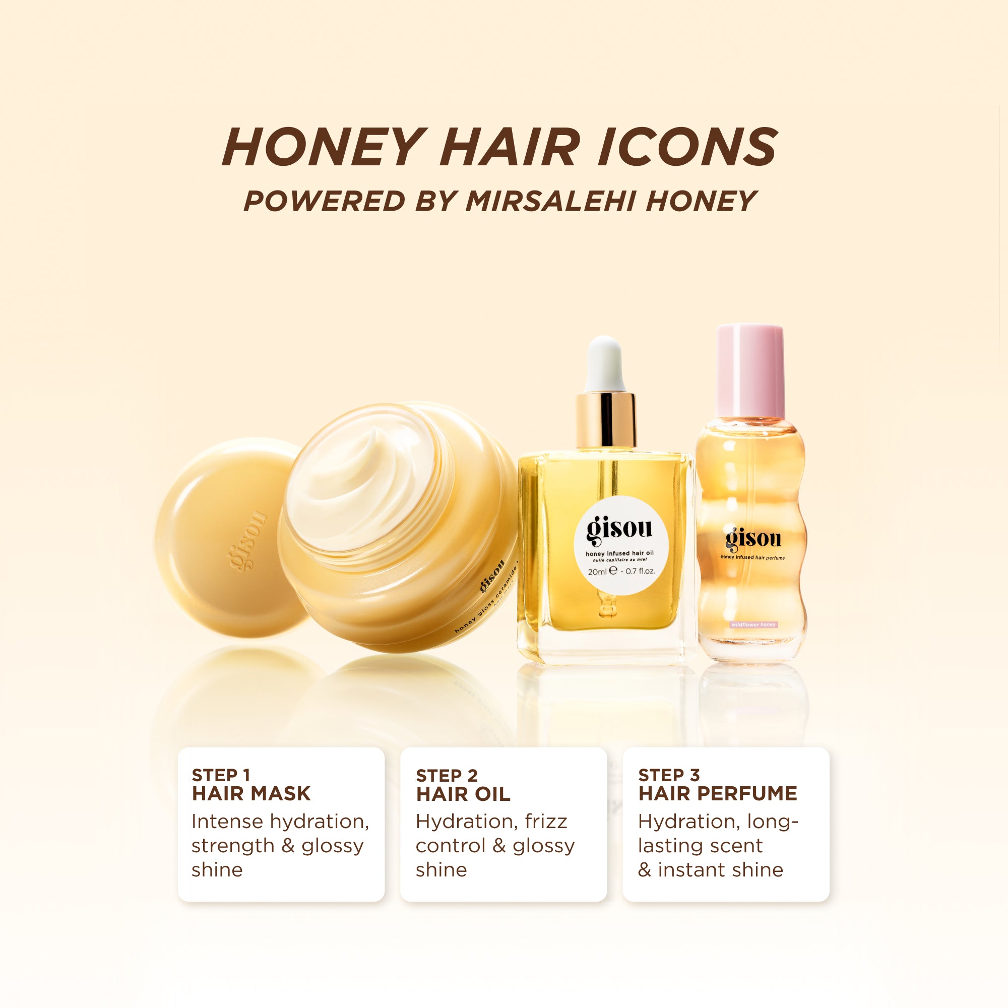 Honey Hair Icons – Gisou EU