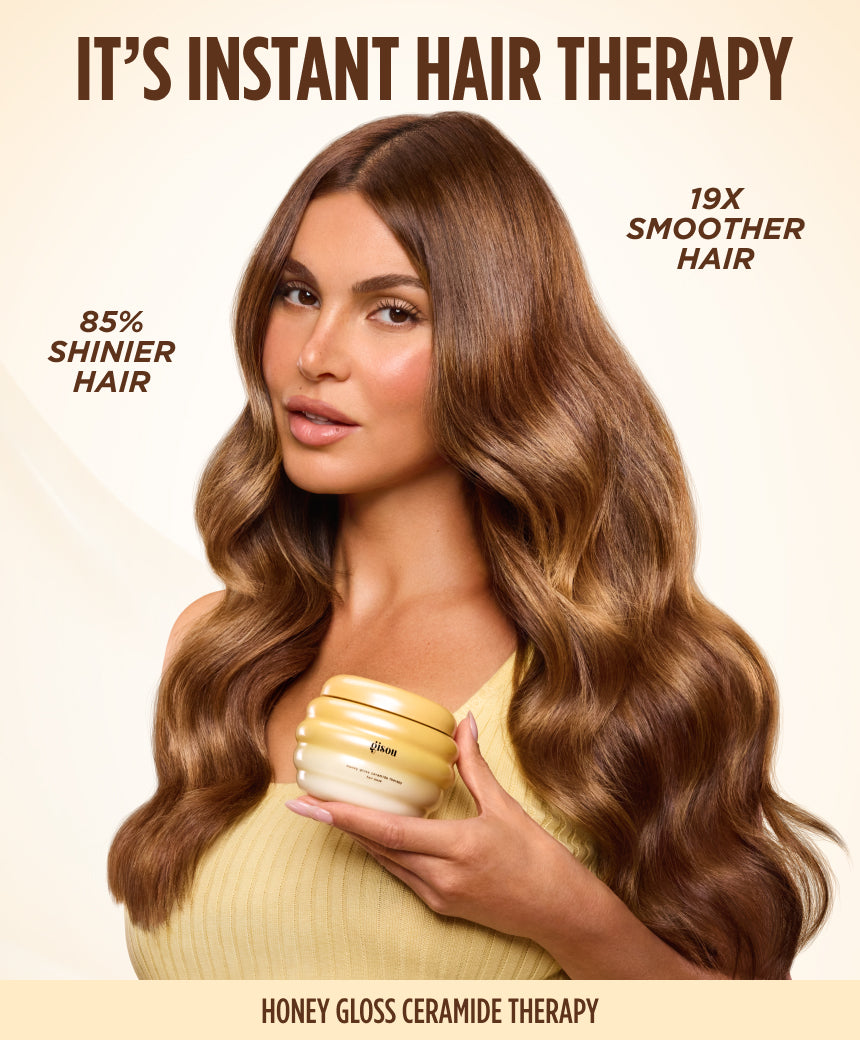 Honey Gloss Ceramide Therapy Hair Mask 30ml | Gisou